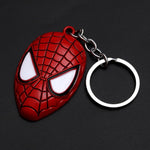 The Avengers Captain America Shield Spiderman Batman Keychain Toy Superhero Hulk Iron Man Marvel jewelry Metal Pendant Keychains