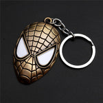 The Avengers Captain America Shield Spiderman Batman Keychain Toy Superhero Hulk Iron Man Marvel jewelry Metal Pendant Keychains