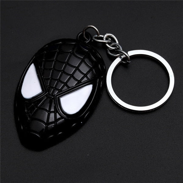 The Avengers Captain America Shield Spiderman Batman Keychain Toy Superhero Hulk Iron Man Marvel jewelry Metal Pendant Keychains