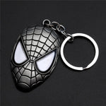 The Avengers Captain America Shield Spiderman Batman Keychain Toy Superhero Hulk Iron Man Marvel jewelry Metal Pendant Keychains