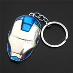 The Avengers Captain America Shield Spiderman Batman Keychain Toy Superhero Hulk Iron Man Marvel jewelry Metal Pendant Keychains