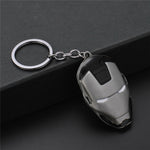 The Avengers Captain America Shield Spiderman Batman Keychain Toy Superhero Hulk Iron Man Marvel jewelry Metal Pendant Keychains