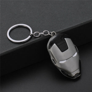The Avengers Captain America Shield Spiderman Batman Keychain Toy Superhero Hulk Iron Man Marvel jewelry Metal Pendant Keychains