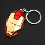 The Avengers Captain America Shield Spiderman Batman Keychain Toy Superhero Hulk Iron Man Marvel jewelry Metal Pendant Keychains