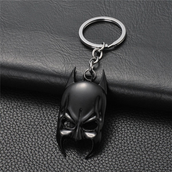 The Avengers Captain America Shield Spiderman Batman Keychain Toy Superhero Hulk Iron Man Marvel jewelry Metal Pendant Keychains