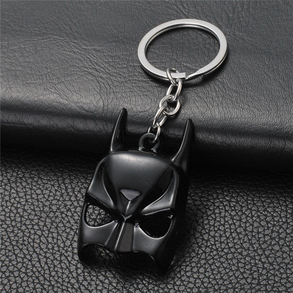 The Avengers Captain America Shield Spiderman Batman Keychain Toy Superhero Hulk Iron Man Marvel jewelry Metal Pendant Keychains