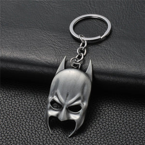 The Avengers Captain America Shield Spiderman Batman Keychain Toy Superhero Hulk Iron Man Marvel jewelry Metal Pendant Keychains