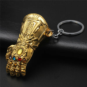 The Avengers Captain America Shield Spiderman Batman Keychain Toy Superhero Hulk Iron Man Marvel jewelry Metal Pendant Keychains