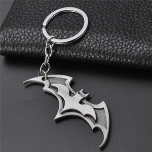 The Avengers Captain America Shield Spiderman Batman Keychain Toy Superhero Hulk Iron Man Marvel jewelry Metal Pendant Keychains