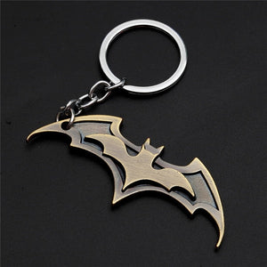 The Avengers Captain America Shield Spiderman Batman Keychain Toy Superhero Hulk Iron Man Marvel jewelry Metal Pendant Keychains