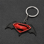 The Avengers Captain America Shield Spiderman Batman Keychain Toy Superhero Hulk Iron Man Marvel jewelry Metal Pendant Keychains