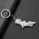 The Avengers Captain America Shield Spiderman Batman Keychain Toy Superhero Hulk Iron Man Marvel jewelry Metal Pendant Keychains