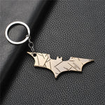 The Avengers Captain America Shield Spiderman Batman Keychain Toy Superhero Hulk Iron Man Marvel jewelry Metal Pendant Keychains