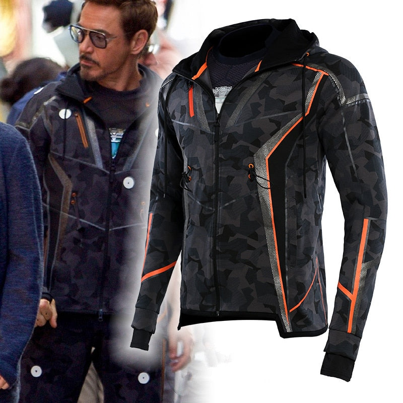 NEW Movie TV Avengers Infinity War IronMan Tony Stark Cosplay costume Jacket Coat Hoodie Top Pants Cool Gift For four seasons