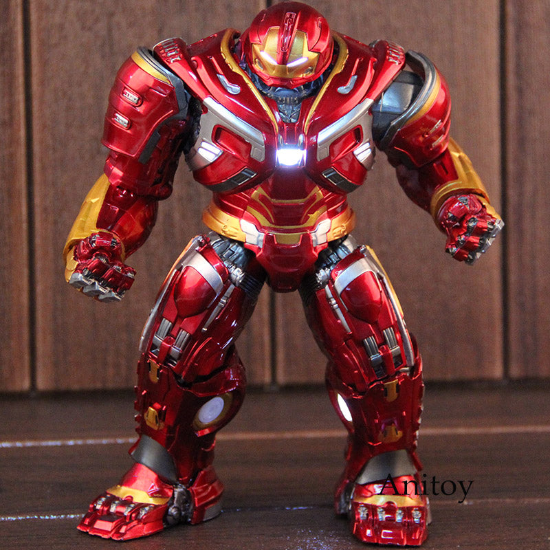 Marvel Avengers Infinity War Mark44 Hulkbuster Action Figures PVC Collectible Model Toy with LED Light