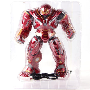 Marvel Avengers Infinity War Mark44 Hulkbuster Action Figures PVC Collectible Model Toy with LED Light