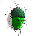 Marvel avengers LED Wall Lamps for Bedroom, Living Room, 3D creative Light.
