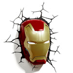 Marvel avengers LED Wall Lamps for Bedroom, Living Room, 3D creative Light.