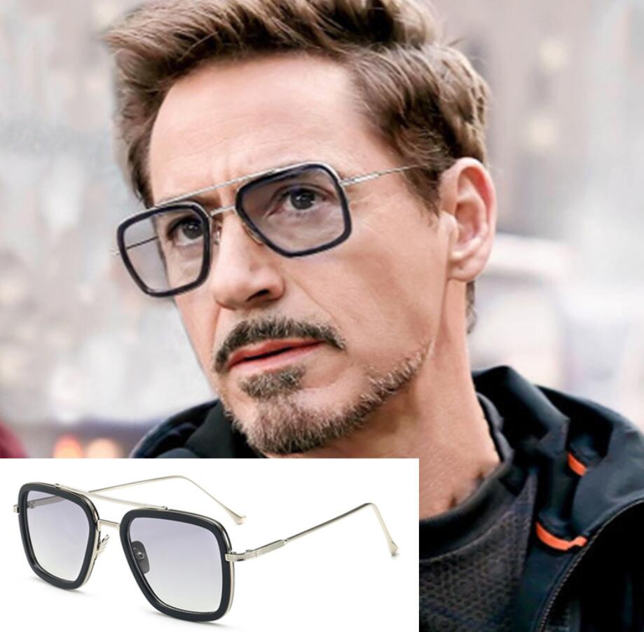 Marvel Avengers Iron man Tony Stark Cosplay Sunglasses